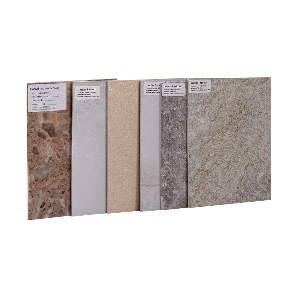 UV Marble Sheet Embossed 1.22*2.44m